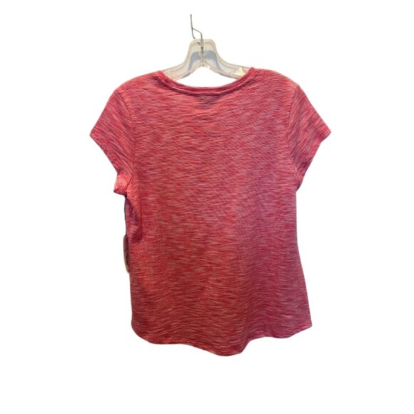 Liz Claiborne Tee Women’s Size Small Teaberry Striped NWT Perfect for Spring - Picture 2 of 6